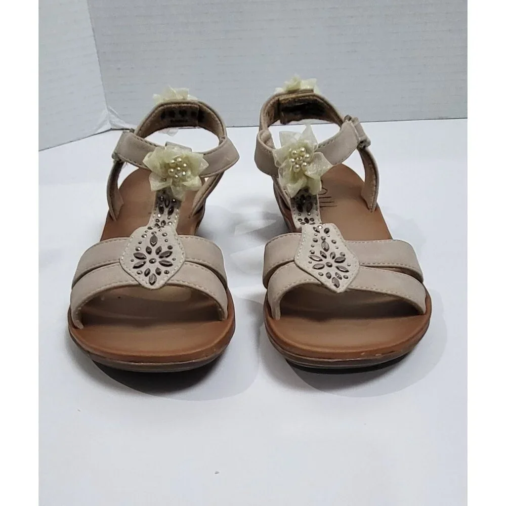 Soul Naturalizer Womens Tan Strappy Sandals Shoes Size 6